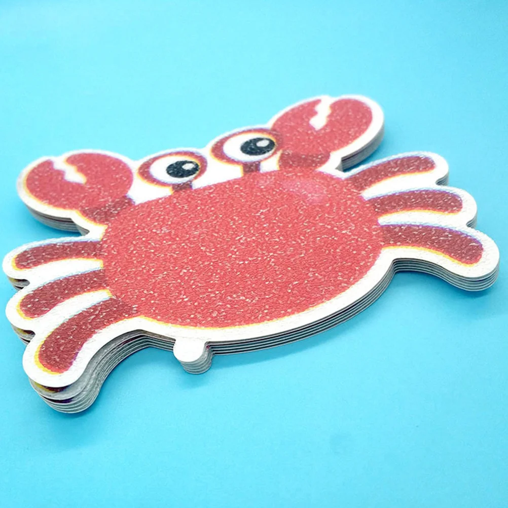 

8Pcs Bathroom Anti-Slip Stickers Cartoon Bathtub Decals Peva Material Non-Slip Surface for Shower Kitchen Bathtub Stickers