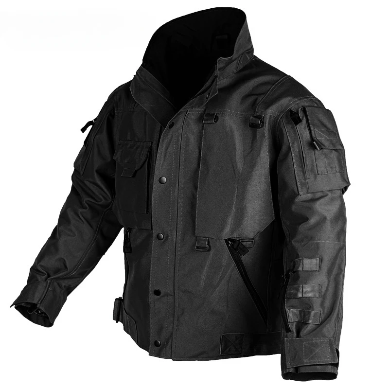 Bomber Tactical Jacket Men Beetle Mark Outdoor Wear-resistant Scratch Resistant Submachine Jacket Multi Pocke Multifunction Coat