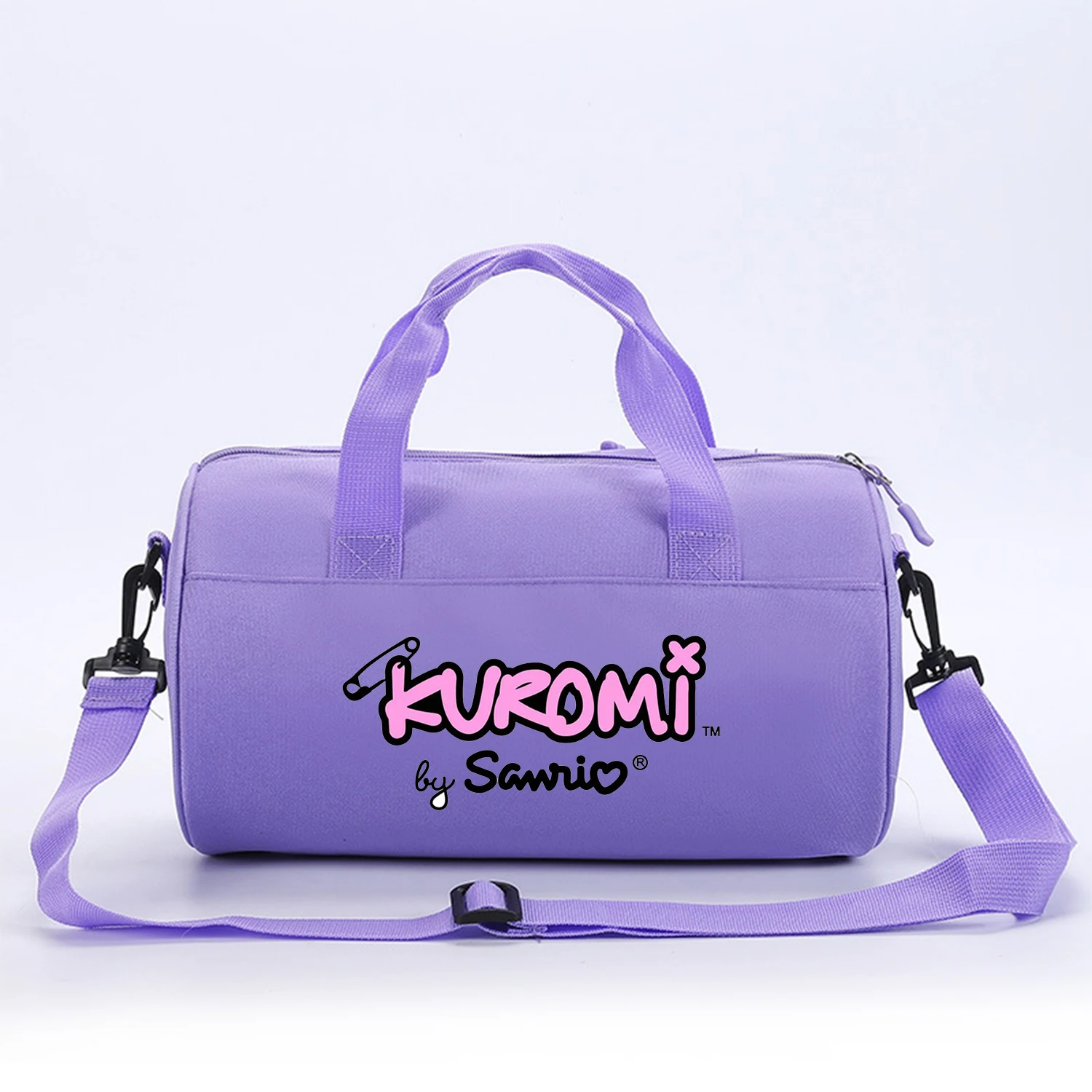 Kuromi Straddle Travel Bag Cute Sanrio Clothes Storage Bag Large Portable Bags Ultralight Handbag Fashion Anime Gym Bags Gift