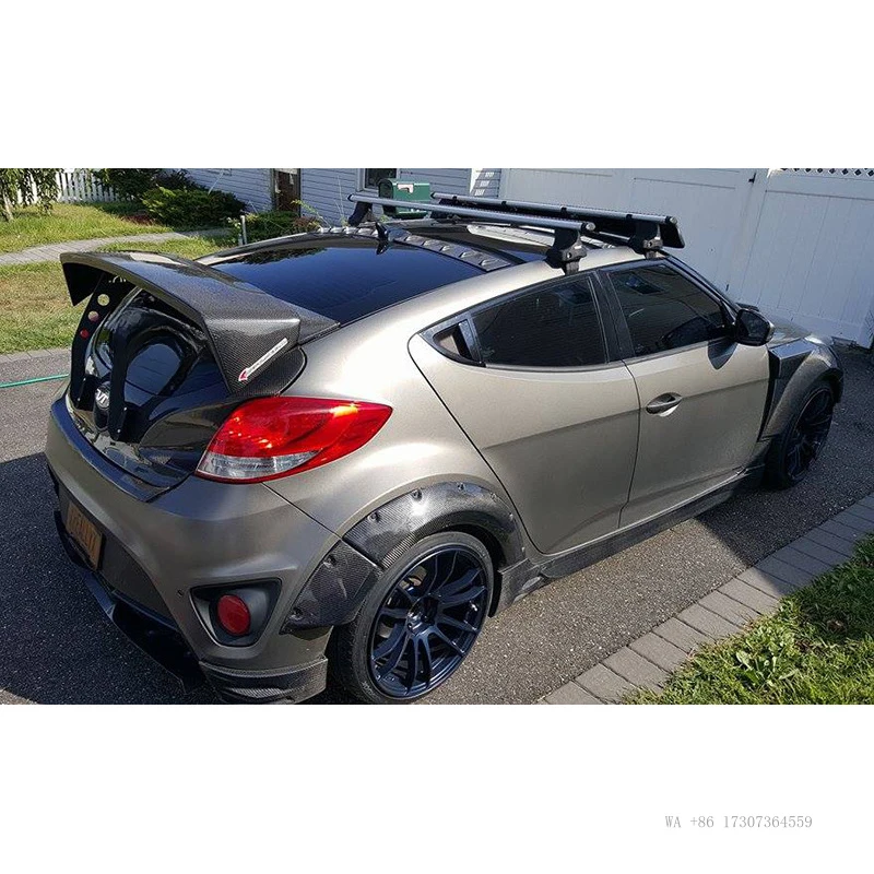 

Suitable for Hyundai Veloster carbon fiber modification parts, front and rear wheel arch wide- , EGR version body kit