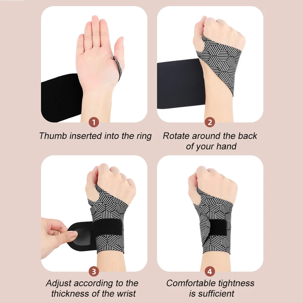 1 pz tutore da polso Ultra sottile cinturino morbido e traspirante per Tunnel carpale artrite tendinite distorsioni avvolgere il polso misura