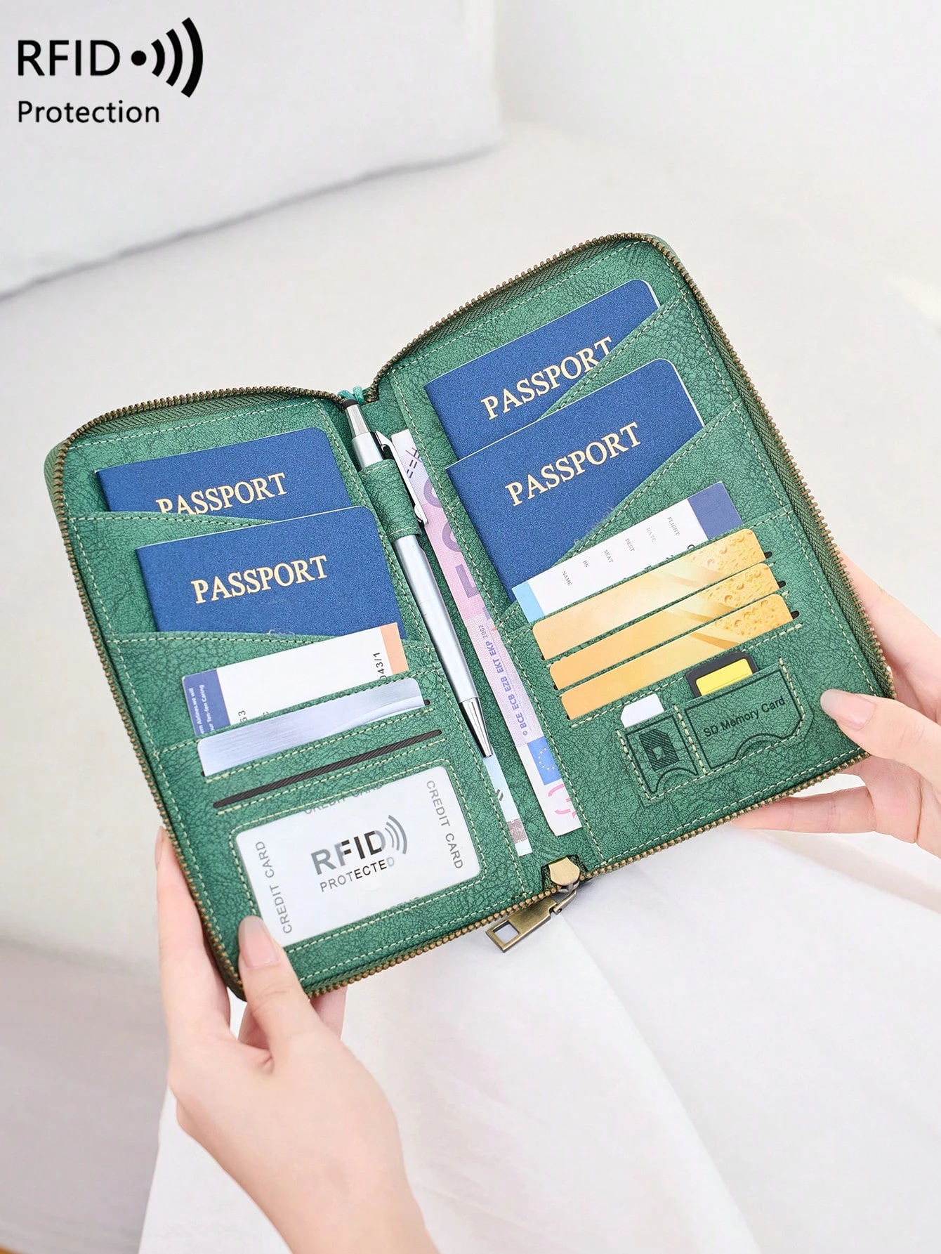 New Retro Passport Bag Family - огляд і ціна Travel Accessories Passport Holder
