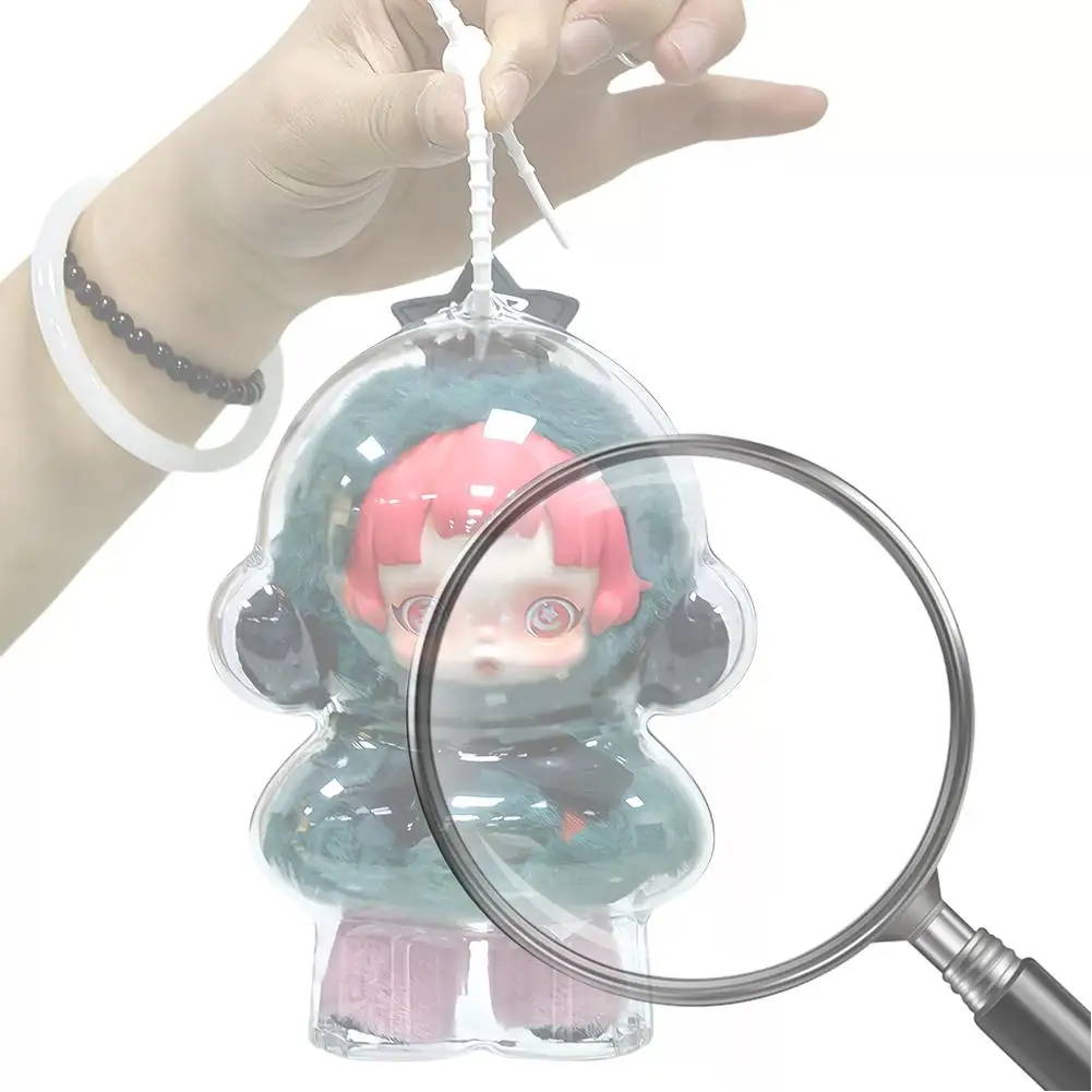 透明保護シェルバブルマートビニール人形用防塵保護カバー収納ボックス人形収納アクセサリー