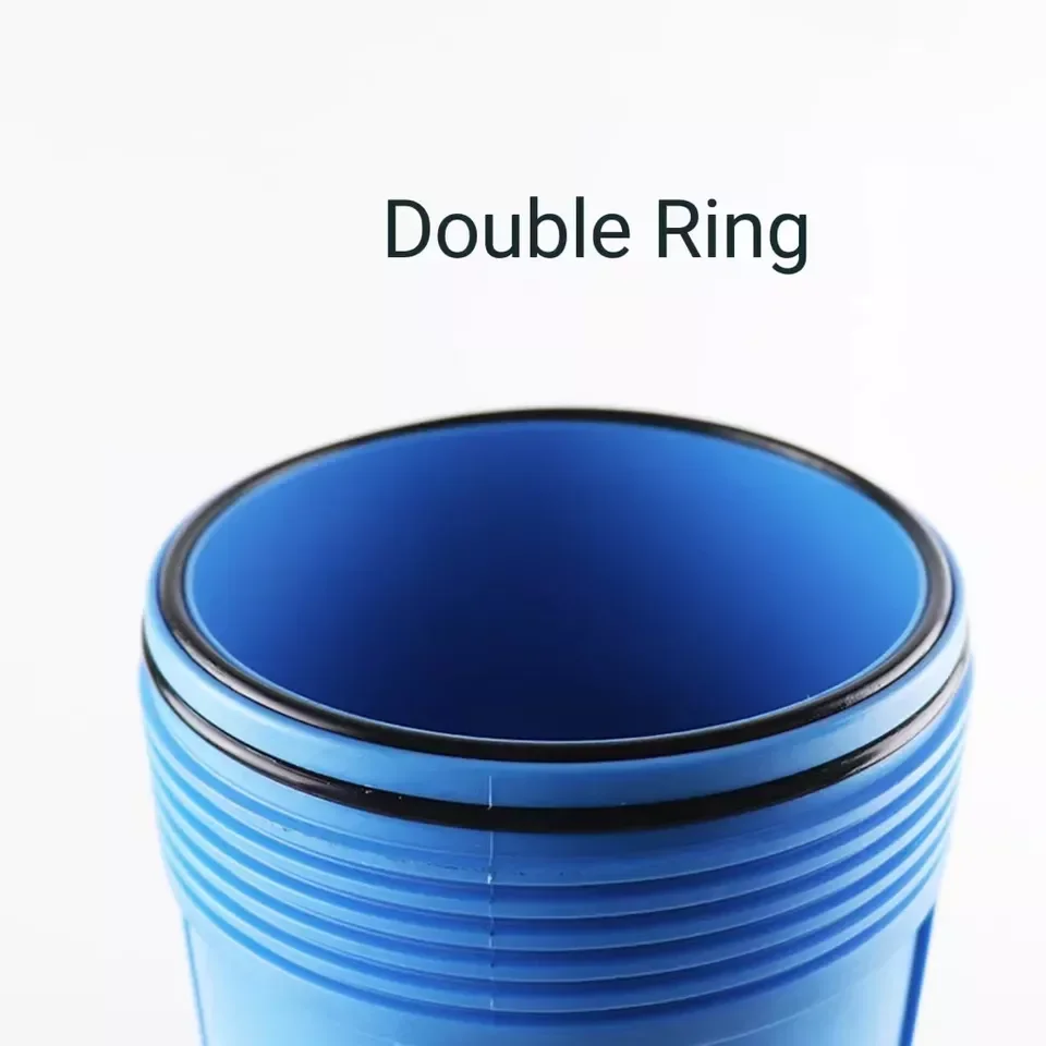 Casa inteira 20 polegadas PP + CTO + UDF Pré Filtração Jumbo Purificador de água Carcaça de três estágios Filtro de água pré-filtro triplo