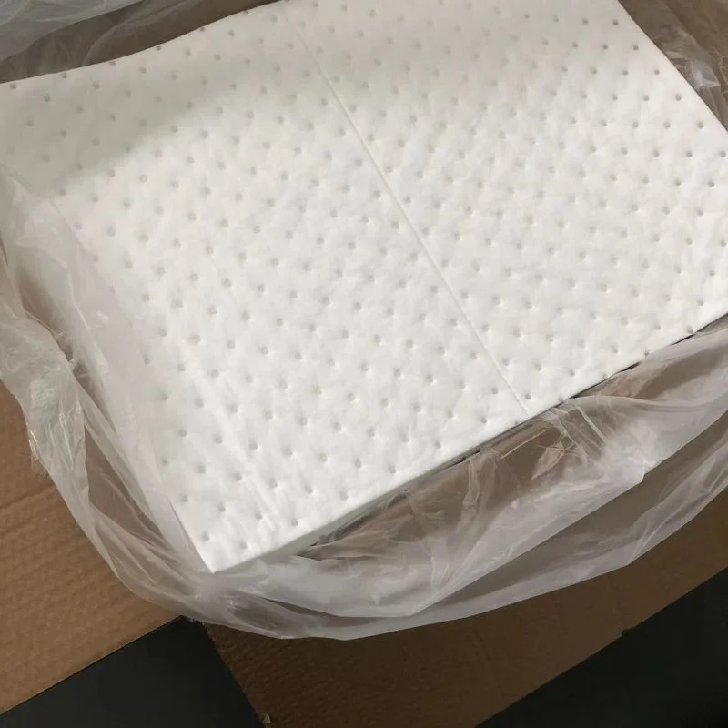 Tappetino per versamenti in polipropilene da 100 PP Tappetino per versamenti di olio Salviette industriali premium Tampone assorbente per olio