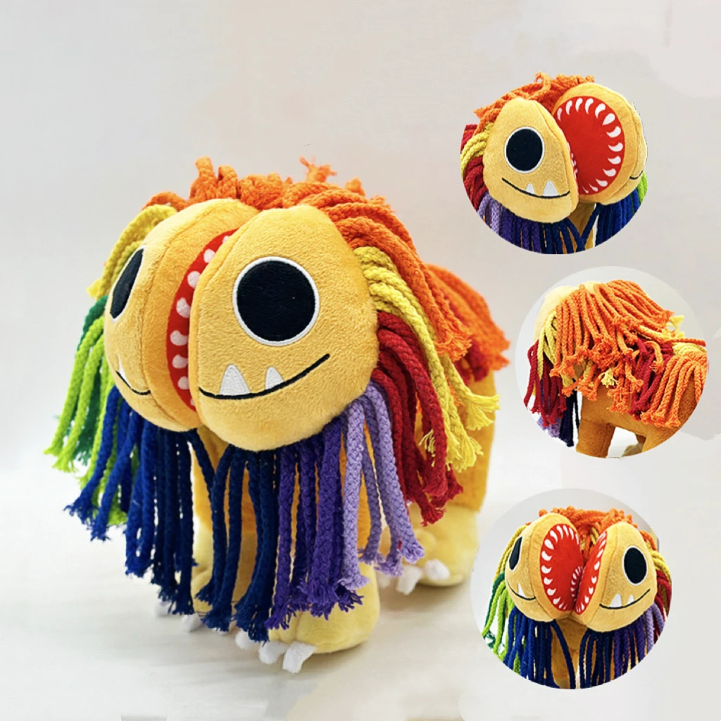 25 سنتيمتر كابوس المخلوقات أفخم الغزل الملونة الأسد دمية ابتسامة المخلوق لعبة قبل البيع ديكورا وسادة للأطفال هدايا عيد ميلاد