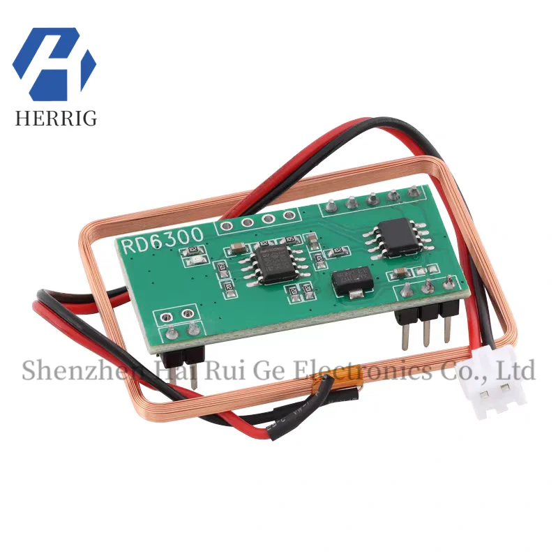 RDM6300 ID card reader module RFID radio frequency module microcontroller UART serial output