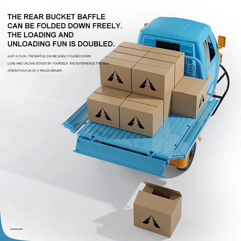 

Brand New 1/10 Scale High Speed Three Wheeled Remote Controlled Car 2.4G Wireless Remote Control RTR With LED Lights And Music