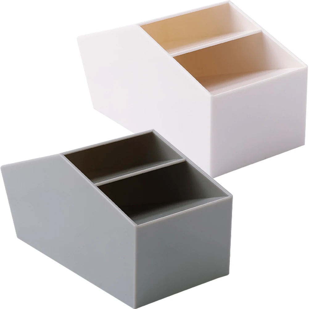 

2pcs Desktop Pen Holders Multifunctional Decorative Organizers For Home Office School Storage Boxes Household Stationery Holders