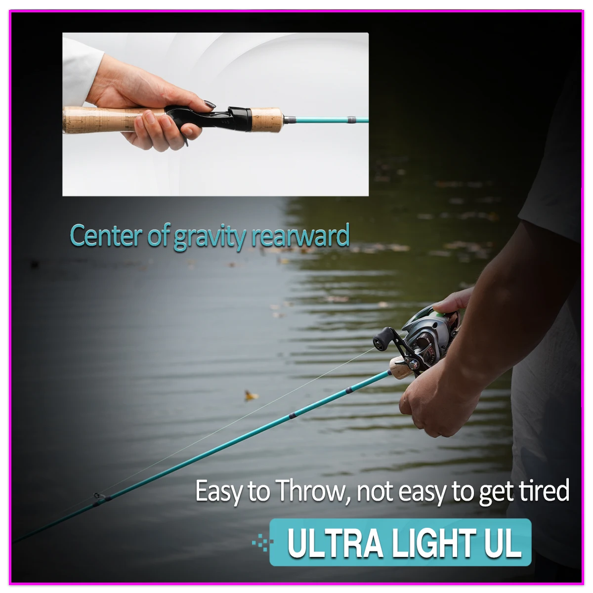 【NYA】1.35M/1.5M/1.68M/1.8M UL Solid Carbon Bait Casting/Spinning Ultra-light shrimp rod Fishing Rod fishing set Rod