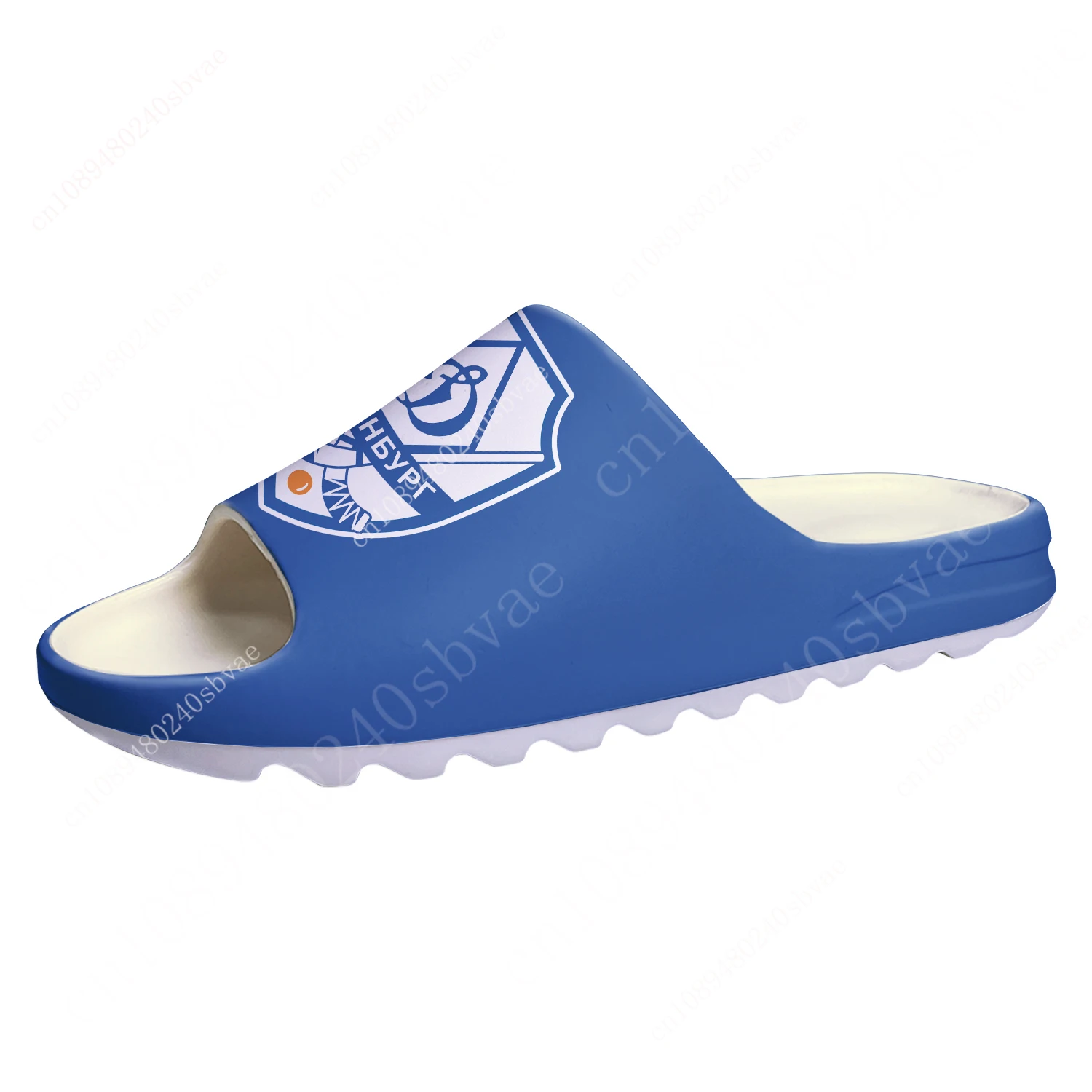 

Московское динамо Dynamo Moscow Hockey Custom Made Soft Sole Sllipers Home Clogs Mens Womens Teenager Step On Water Shoes