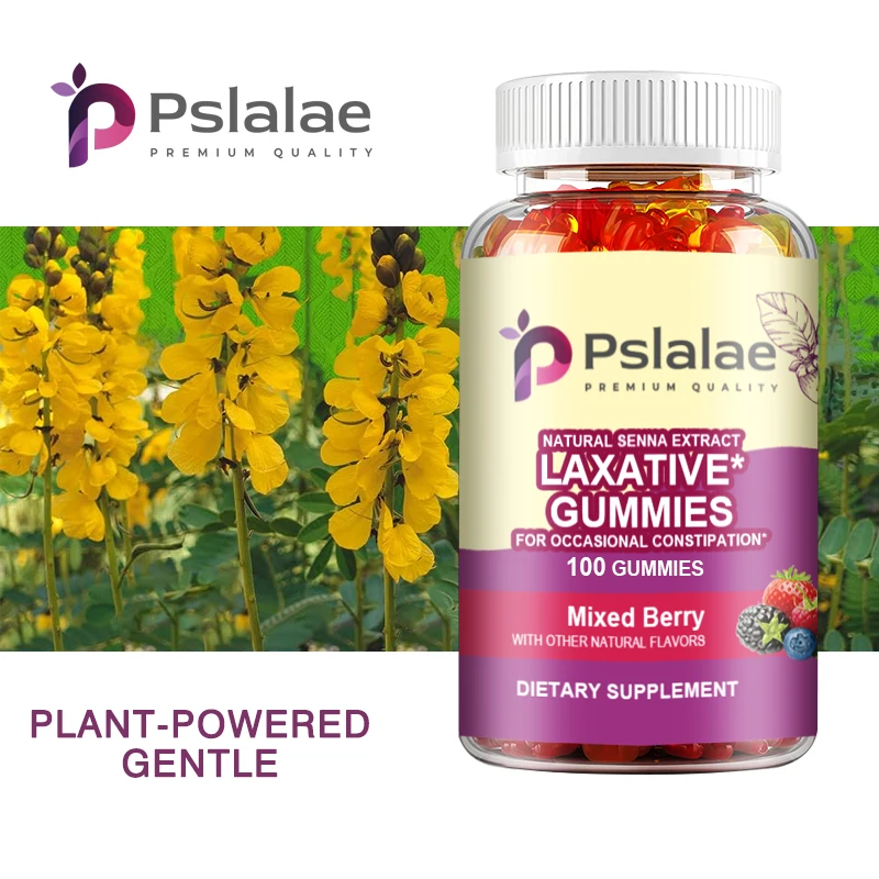 Laxative Gummies - Aids Digestion and Nutrient Absorption, Promotes Metabolism, Bowel Cleansing and Detoxification