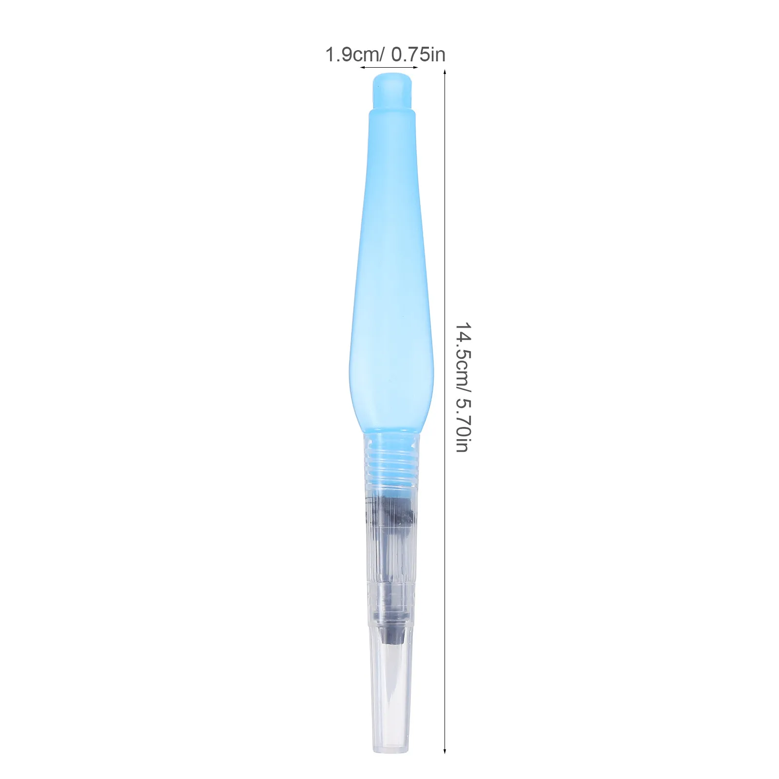 4 Pcs Refillable Painting Brush Fountain Pens for Writing Watercolor Portable Paintbrush Colorful Tops