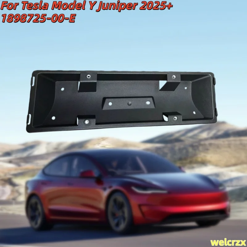 For Tesla Model Y Juniper 2025+ Front License Plate Frame OEM 1898725-00-E According To The Factory Specifications