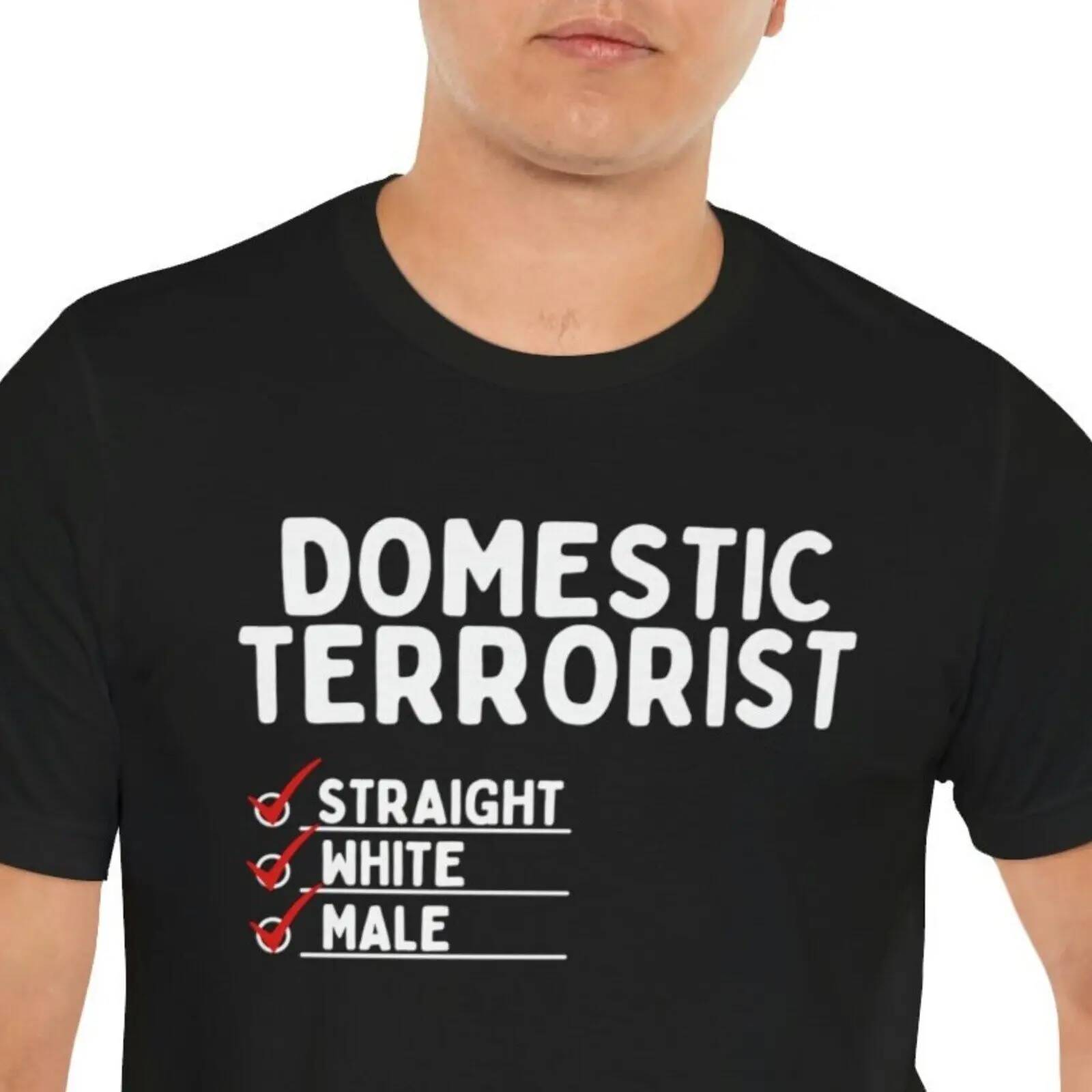 Domestic terrorisT T Shirt straight white male its okay to be