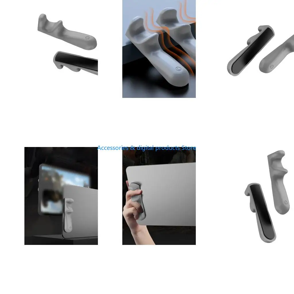 77JD 2Pcs Silicone Handle Tablet Bracket For Tablet Handheld Game Assistant Artifact Portable Game Handle E-sports Handle