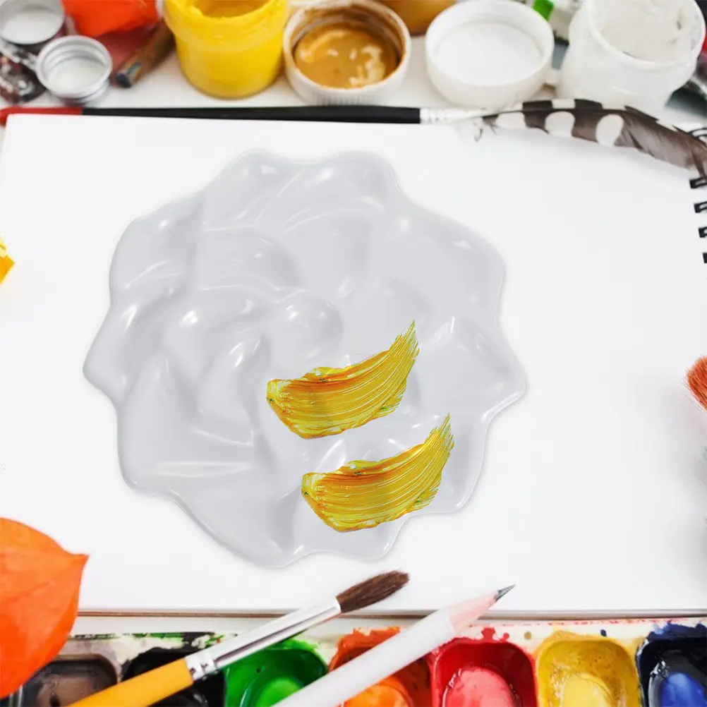 

Набор из 2-х многофункциональных лотков для смешивания красок (акварель, масло, акрил), легкие, портативные, не пропускают краску, легко моются, для художественных работ.