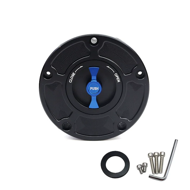 

For CFMOTO 800MT 800NK 675SR CNC Fuel Gas Tank Cap Cover Aluminum Keyless Accessories Quick Removal Tank Cover Gas Fuel Tank Cap