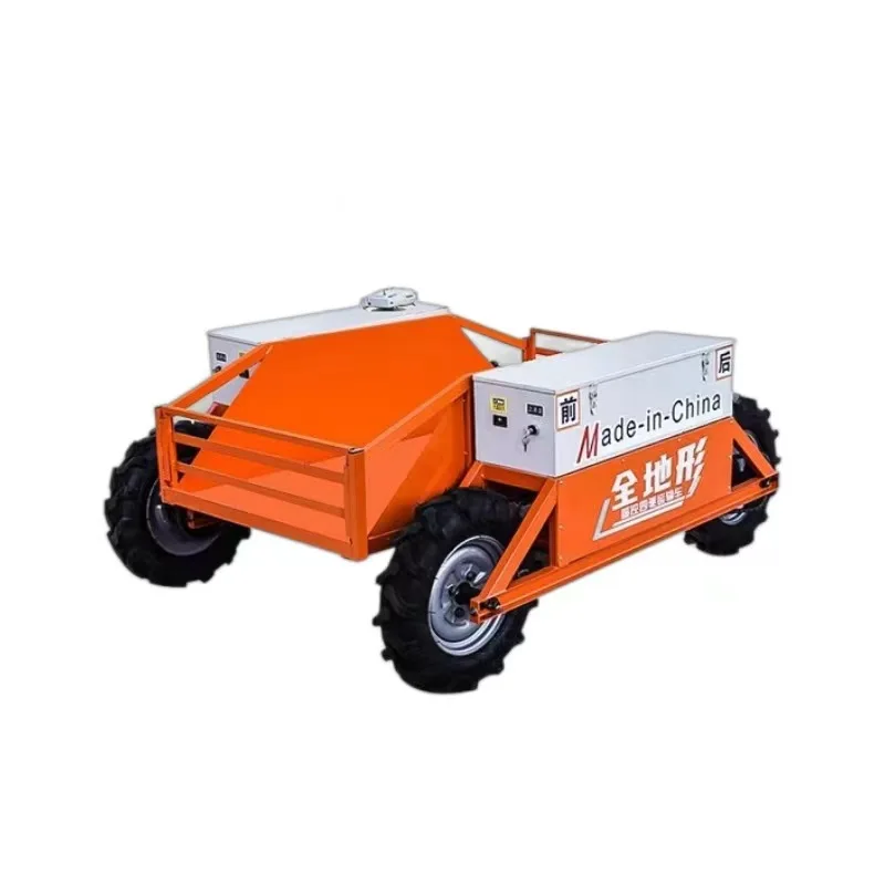 

Customizable Four Wheel Drive 500 750kg 2000kg Agricultural Orchard Remote Control All Terrain Transport Climbing Vehicle
