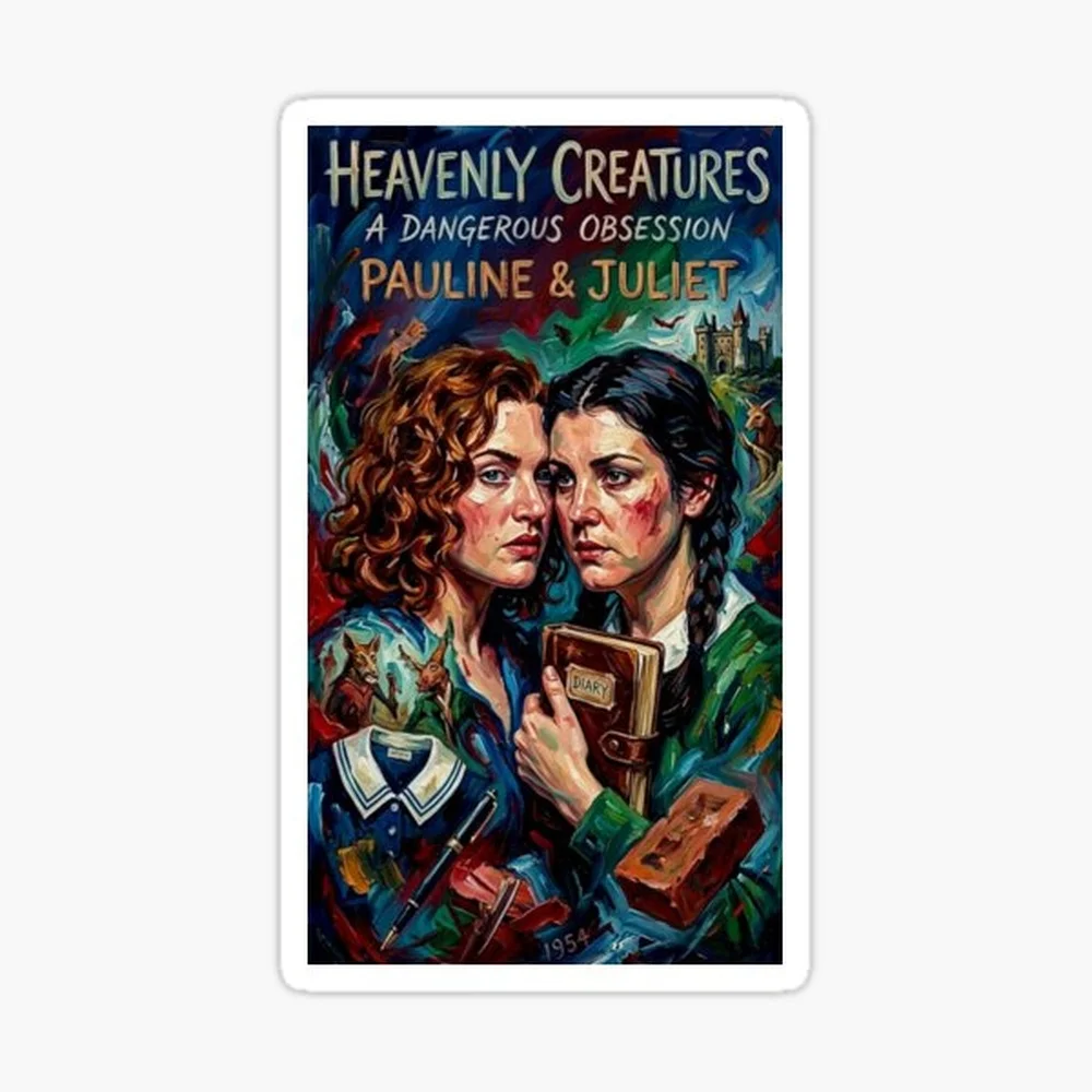 

Heavenly Creatures: A Dangerous Obsession Sticker for Laptop Decor Bedroom Car Cute Cartoon Art Fashionable Public Suitcase