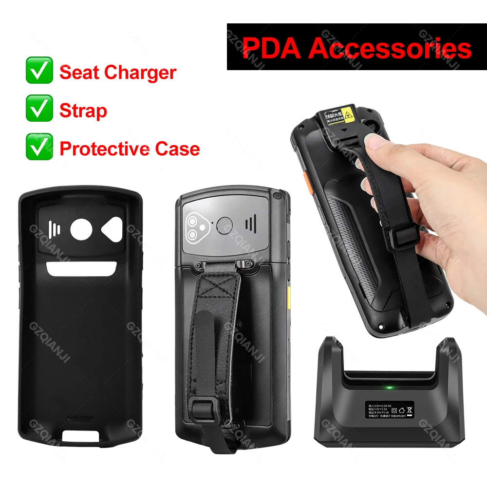 estojo protetor para pda terminal carregando cinta cordao charge cradle gzpda36 gzpda39 01