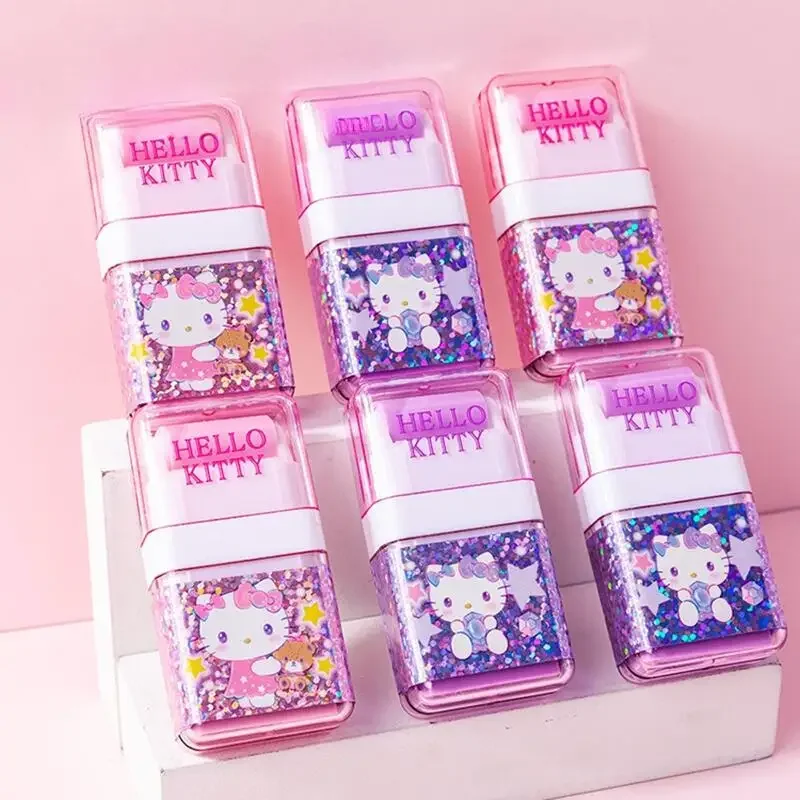 Sanrio Hello Kitty Eraser MINISO Cartoon Cute School Supplies Fashion Office Supplies Sketch Eraser Charm Girls Holiday Gifts