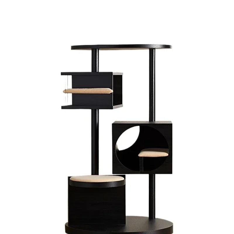 Cat family cat climbing frame semi-closed four-season pet furniture