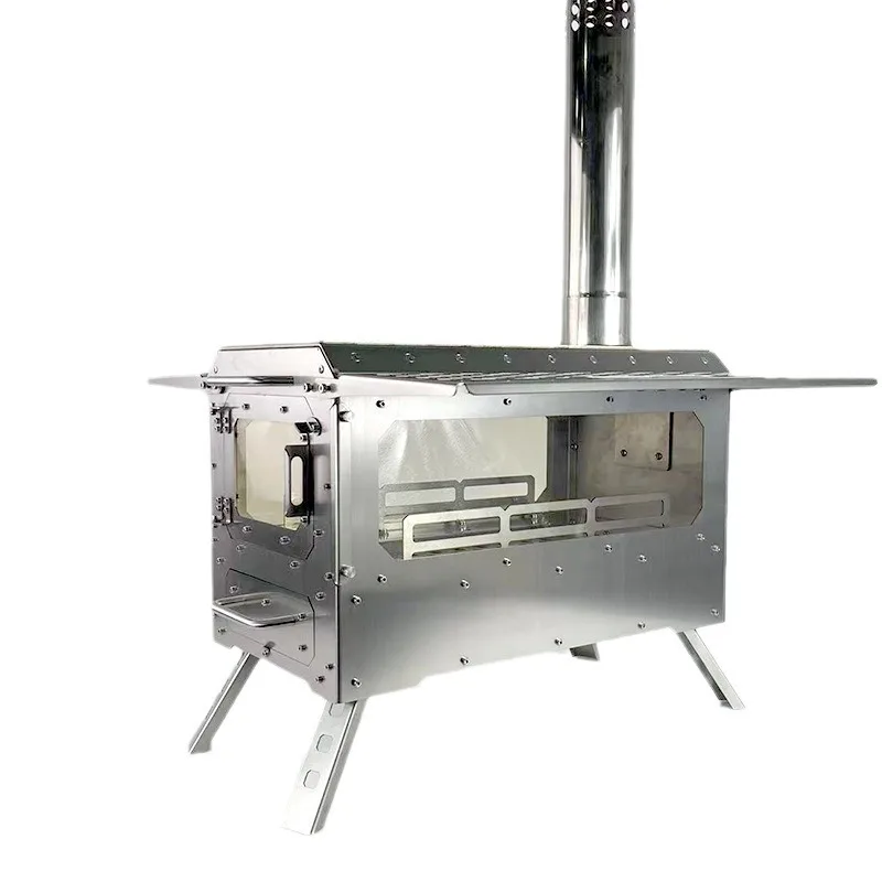 

Wood stove Outdoor stainless steel wood stove, camping tent heating stove tent inner stove
