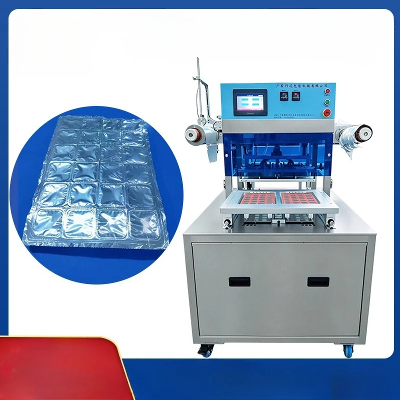 Pet Food Multi-grid Box Sealer,  Strip Jerky Snack PET Blister Fresh Keeping Tray Sealing Machine