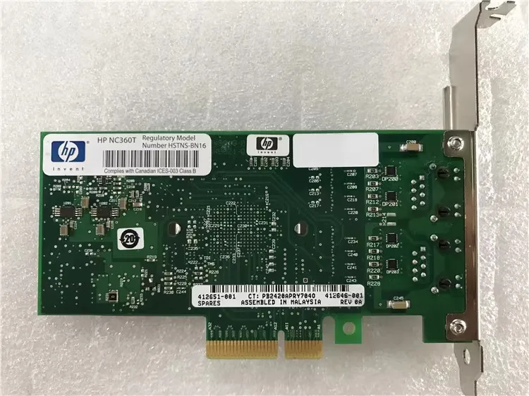 EXPI 9402PT NC360T Adattatore server DOPPIO PORT Scheda di rete PCI-E 82571