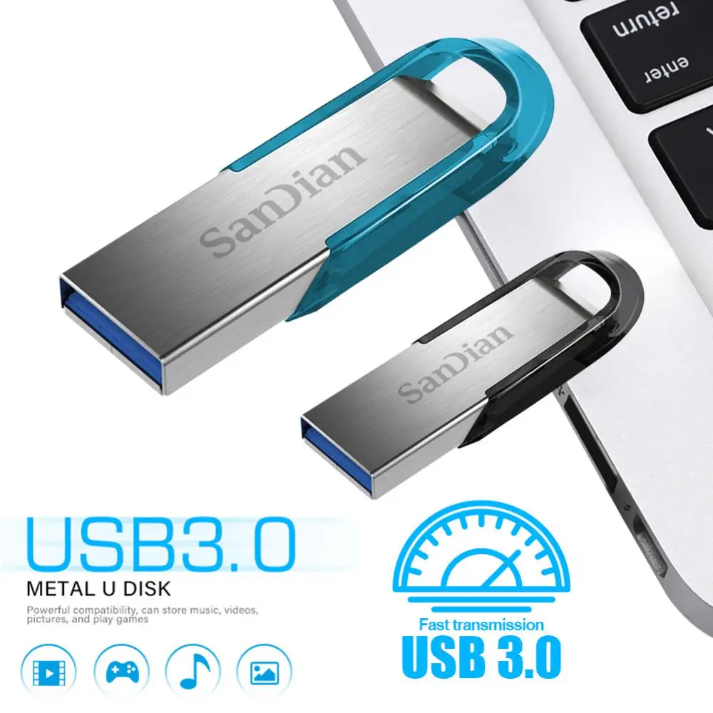 Unidad Flash Usb 3,0 de 2TB de alta velocidad, Pendrive de Metal, portátil, SSD, adaptador de TYPE-C