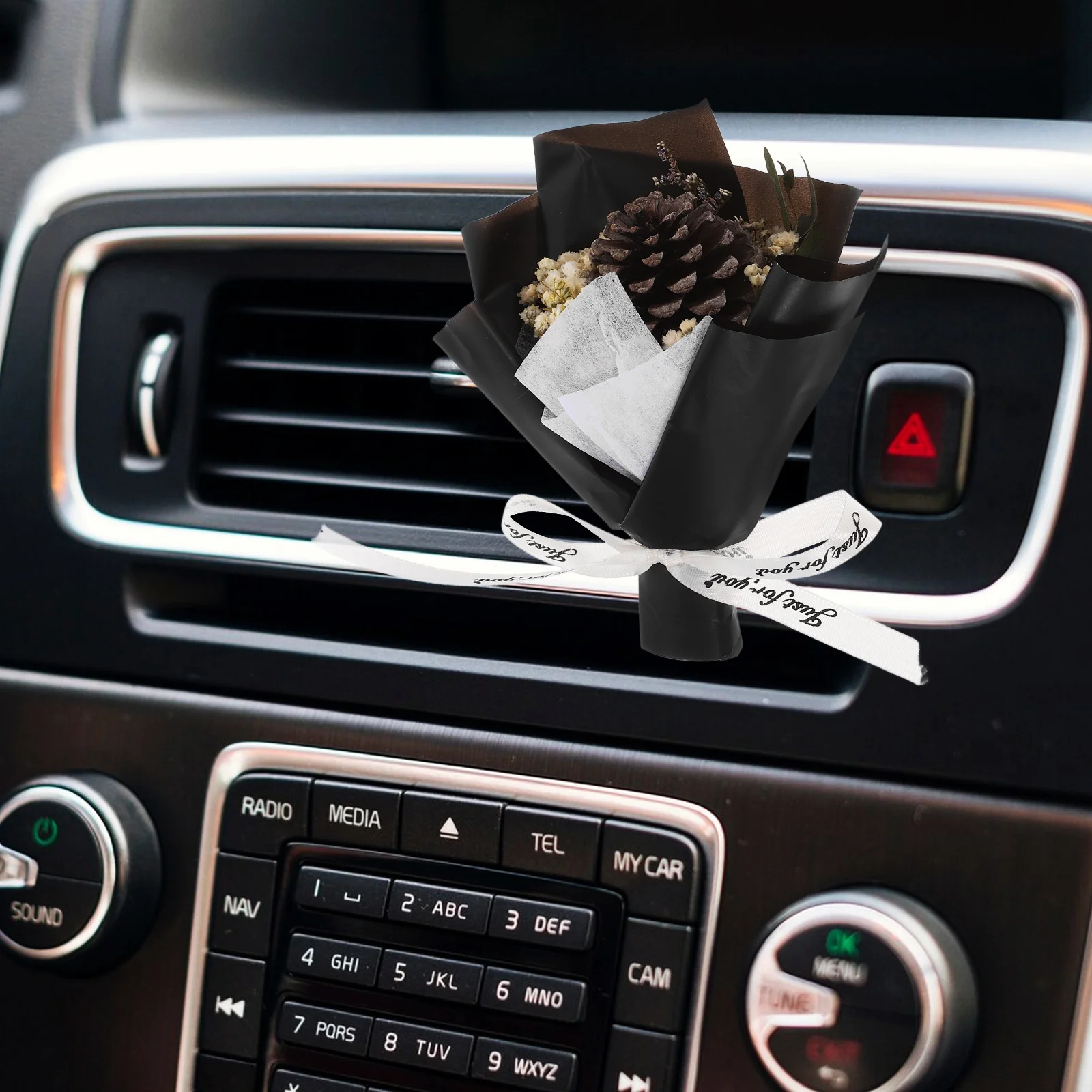 

Mini Dried Flower Car Air Vent Clip Freshener Elegant Interior Decor Aroma Diffuser for Auto Home Office Use Car Vent Clip