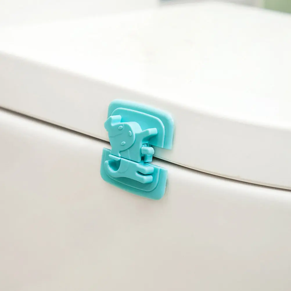 4Pcs Safety Locks ABS Childproof Cabinet Drawer Refrigerator Locks Anti Pinch Protective Latch for Home Guard