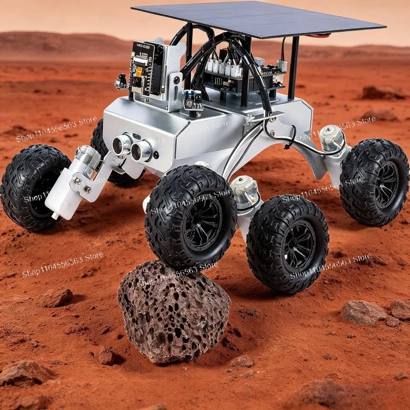 

Programmable Smart Mars Rover Robot With Video Function Compatible With Arduino R3