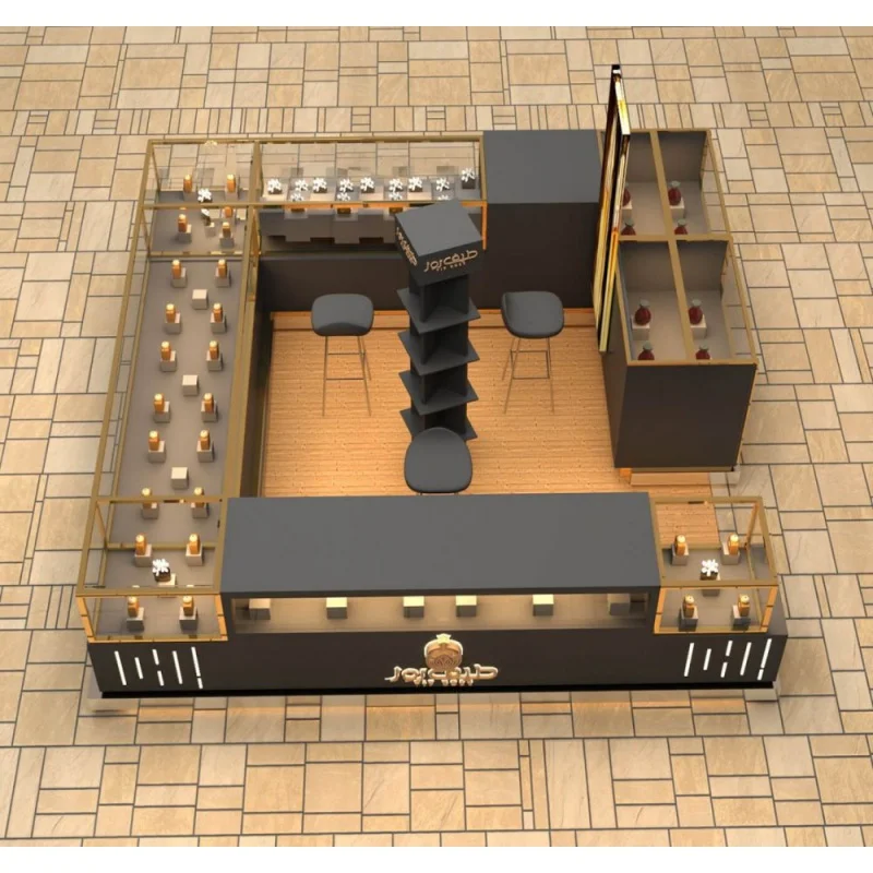 Custom. Modern Mall Perfume Kiosk Design Perfume Glass Display Counter Showcase Perfume Display Booth For Sale