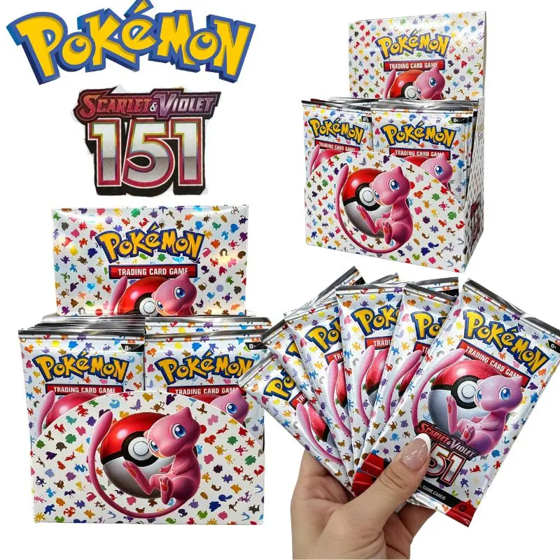 Pokemon Card 360PCS Prismatic Evolutions PHANTASMAL FLAMES Scarlet Violet 151 Black Bolt Booster Battle Transaction Card Gift