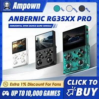 Consolas de videojuegos ANBERNIC RG35XX PRO, pantalla IPS de 3,5 pulgadas, salida de TV, descargador RixelHK, reproductores de juegos portátiles en Streaming, regalos para niños