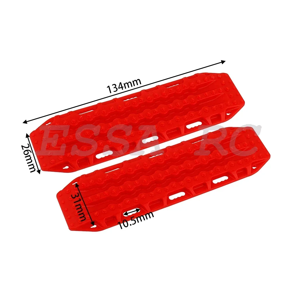 RC Crawler Accessories Car Roof Decoration Mini Luggage Net/Recovery Board/Shovel/Oil Drum/Toolbox for 1/18 TRX4M Axial SCX24