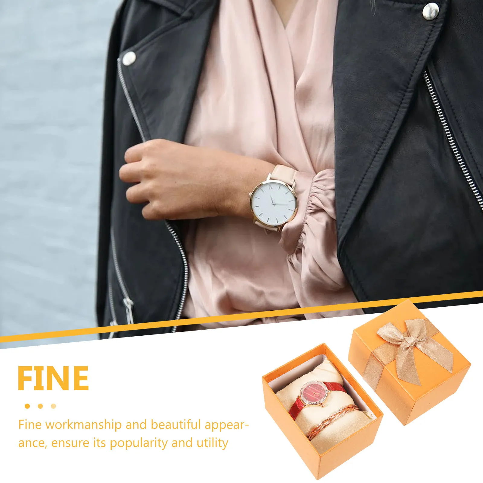 1Set Delicate Female Quartz Watch Elegant Wristwatch for Ladies Fine Workmanship Comfortable Adjustable Strap Student Friendly