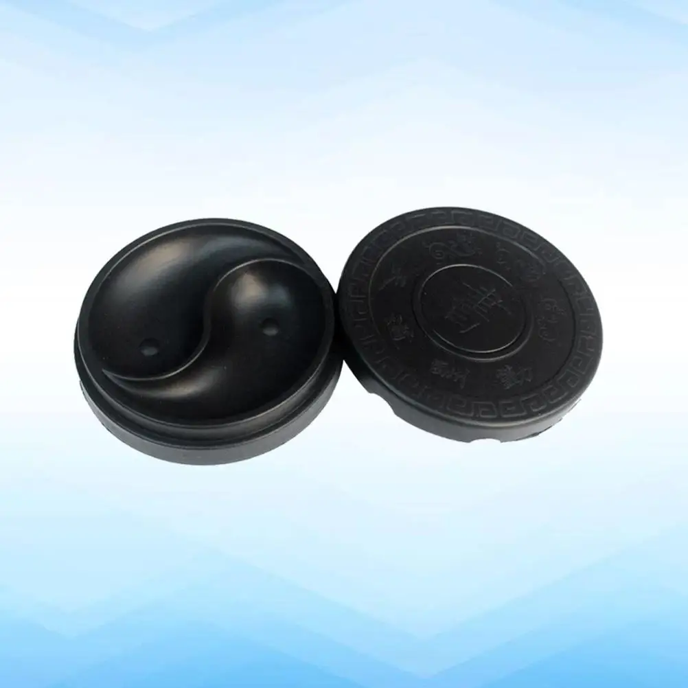 1 Inkslab 중국어 번체 Duan Inkstone 서예 도구 부드러운 표면 연삭 잉크 잘 태극권 모양 초보자 친화적