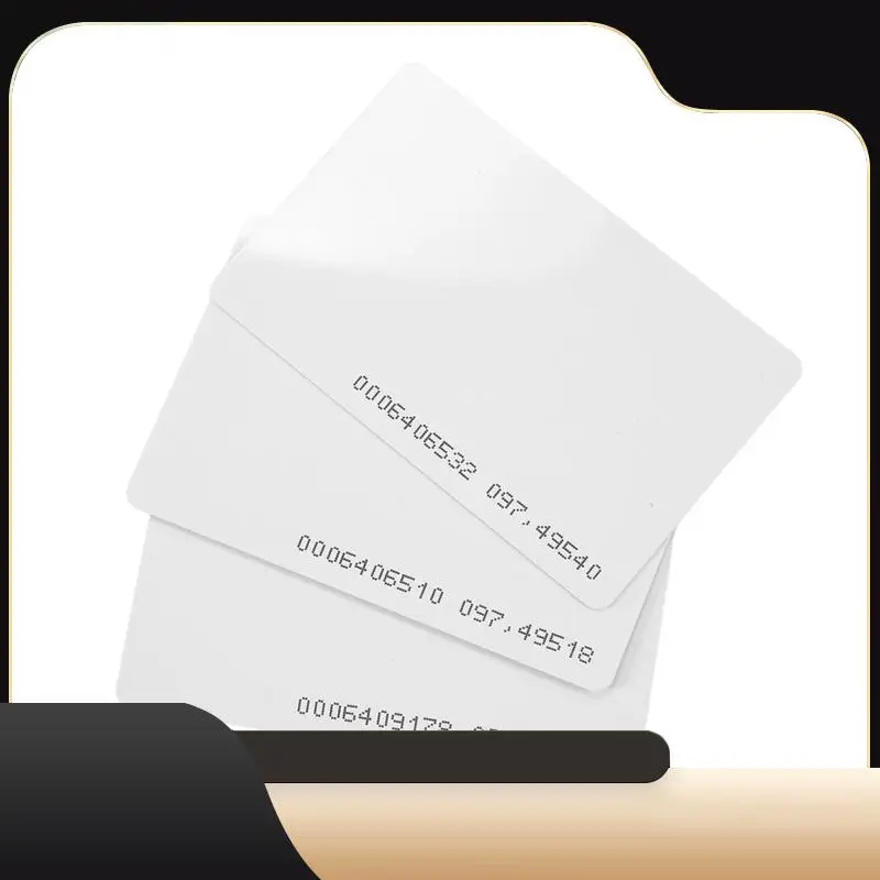 

50Pcs Access Control Card RFID Card Smart Proximity Card 125Khz EM4100 TK4100 RFID Tag Key For Access Control Key Parts Kit-T44C