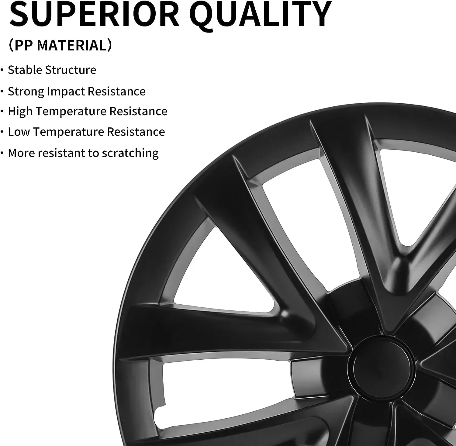 4PCS HubCap for Tesla Model 3 18 Inch Performance Wheel Caps Automobile Replacemen Hub cap Full Rim Cover Accessories 2018-2023