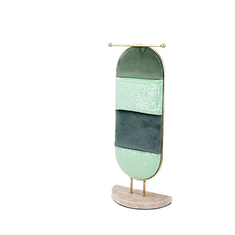 Display stand Marble base Necklace Bracelet Earrings Display stand Jewelry