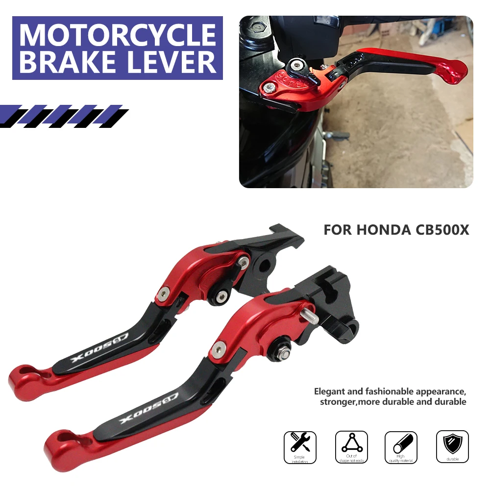 

For Honda CB500X Motorcycle Accessories Extendable Brake Clutch Levers Folding CNC Aluminum Handle Lever 2013-2021