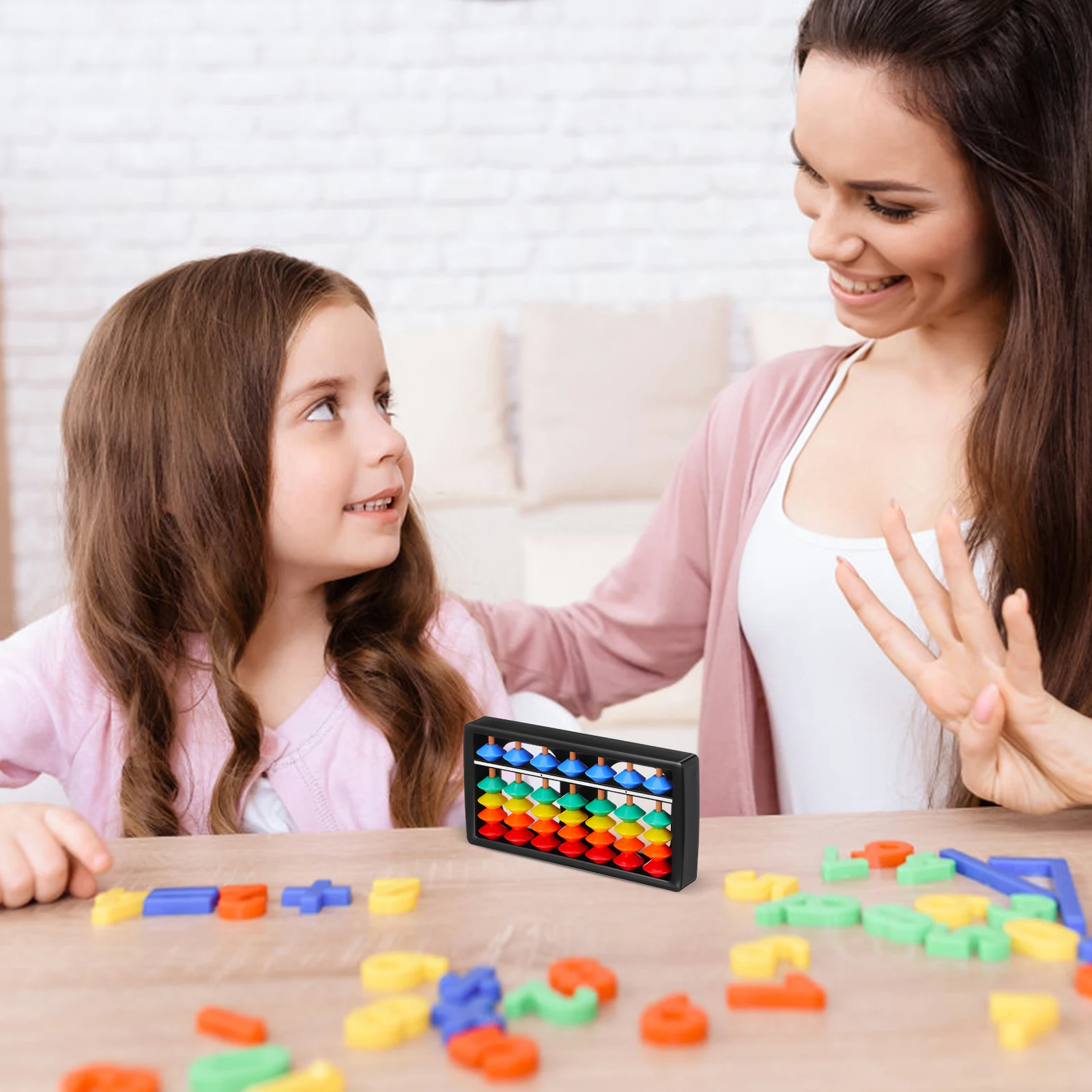 2 قطعة المعداد الملون في وقت مبكر أداة الرياضيات التعليمية للأطفال العد التدريس المعونة الطلاب المهارات الحسابية الذهنية #1