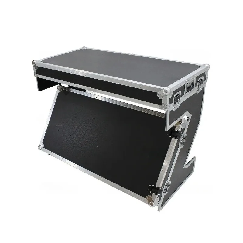 

Aluminum Colourful Pioneer Mixer DJ Coffin Table Flight Case with Wheels Table Both XS