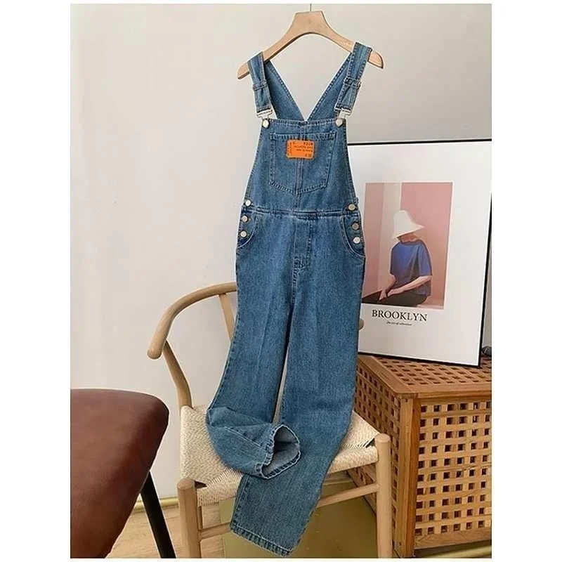 retro-women's-blue-jeans-suspender-trousers-spring-autumn-casual-high-waist-straight-leg-pants-fashionable-vintage-style