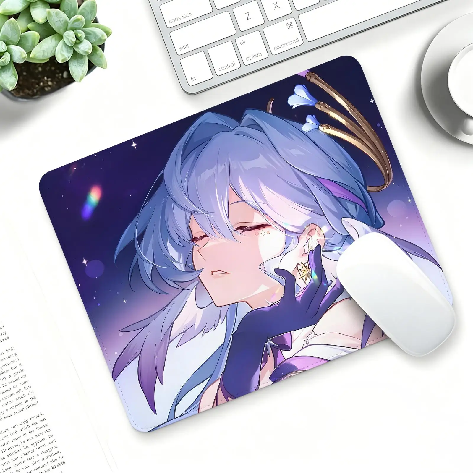 Regular gaming mouse pad S/M/L size Office mouse pad Honkai Star Rail Robin Summeretto Laptop desk mat Stitched edge mouse pad