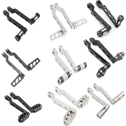 Motorcycle Gear Shift Lever W/ Shifter Pegs Heel Toe Footrest Aluminum For Harley Touring Softail FLST Road King Electra Glide