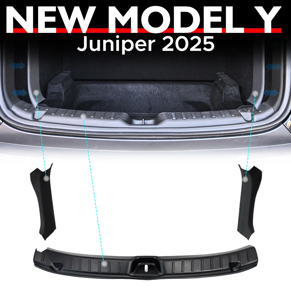 

Пороговая полоса багажника TPE, защитная крышка от царапин для Tesla New Model Y LAUNCH 2025 Juniper 2025+